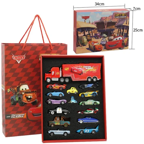 Coffret collector Cars 15 personnages en Métal